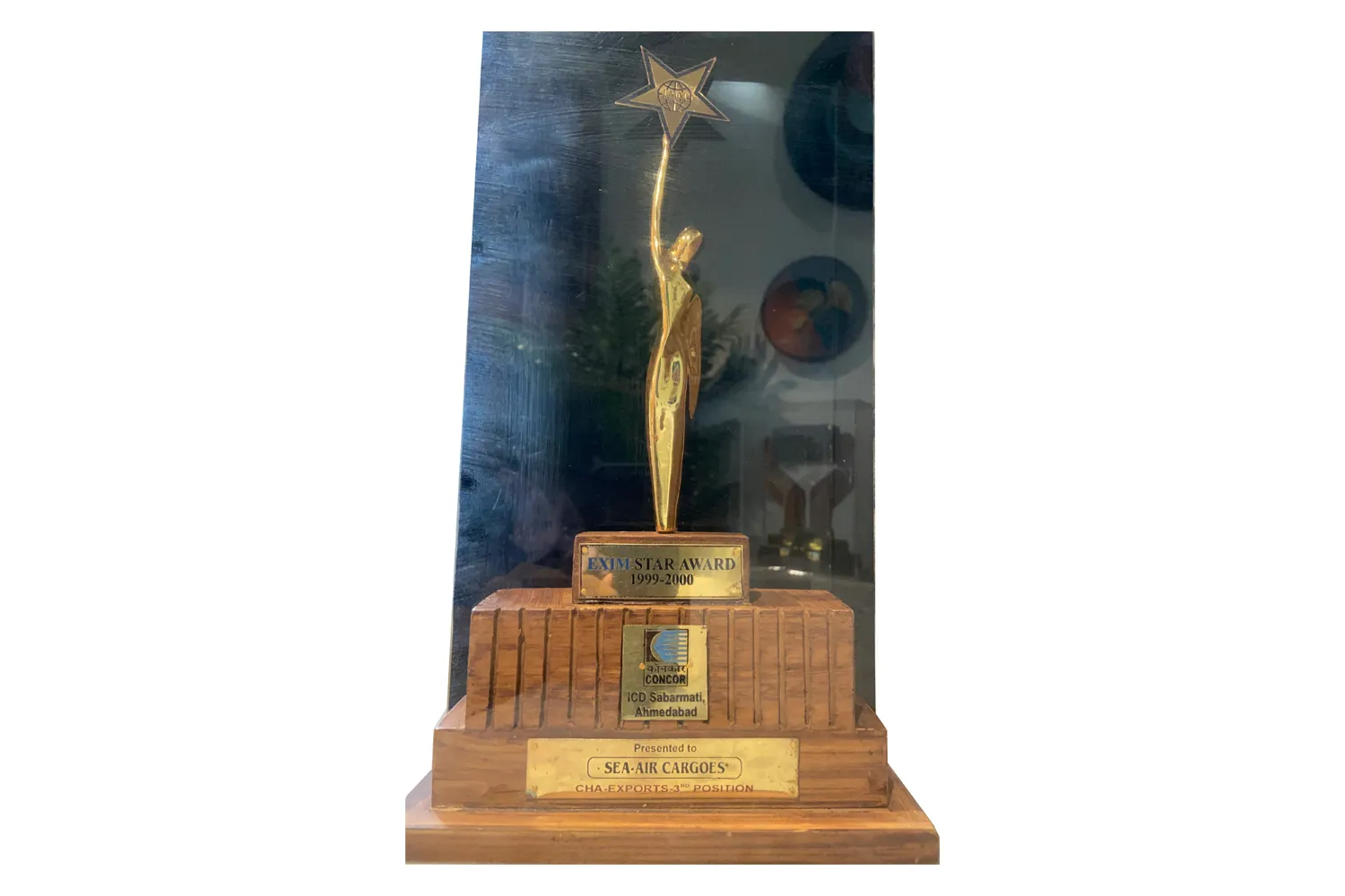 CONCOR Star Award — Container Corporation of India Ltd. — ICD Khodiyar, Ahmedabad, awarded to Sea Air Cargoes